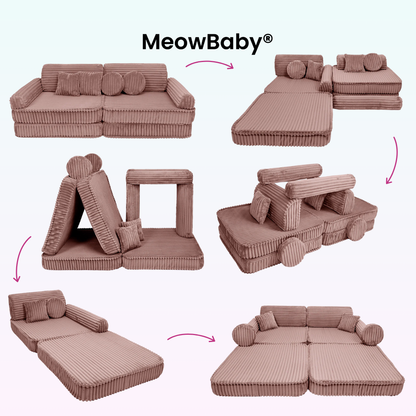 Churros Play Sofa - Plush Cord Edition
