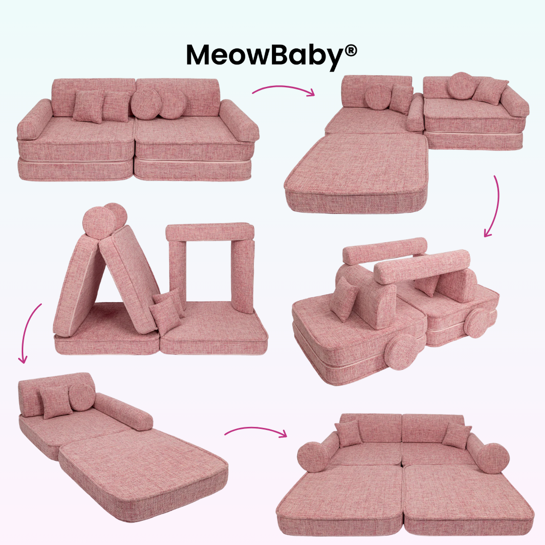 Tangle Play Sofa - Cozy Chenille Edition