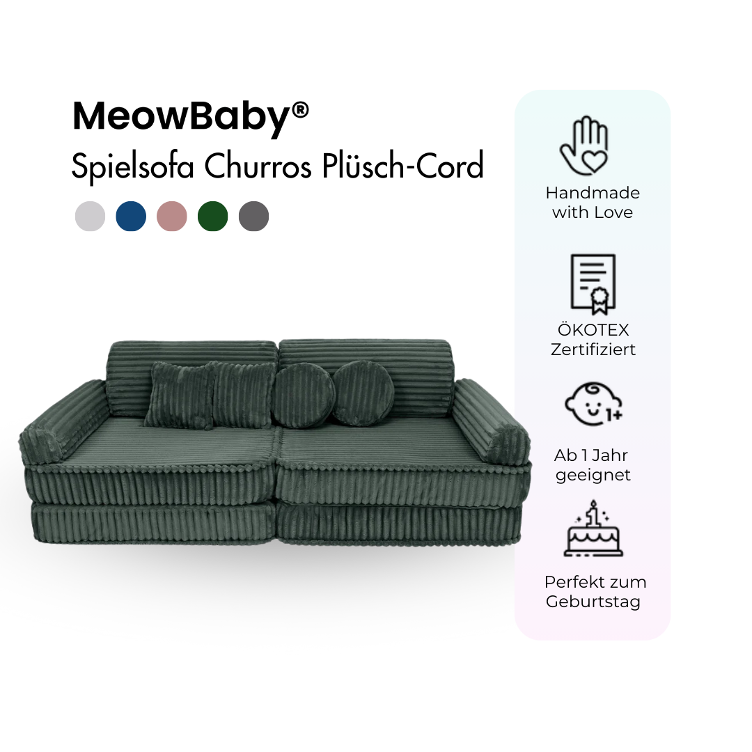 Churros Play Sofa - Plush Cord Edition