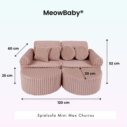 Play Sofa Mini Max Churros - Plush Cord Edition