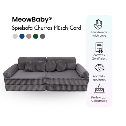 Churros Play Sofa - Plush Cord Edition