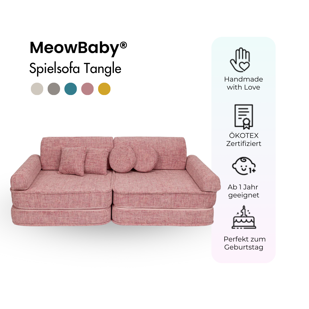 Tangle Play Sofa - Cozy Chenille Edition