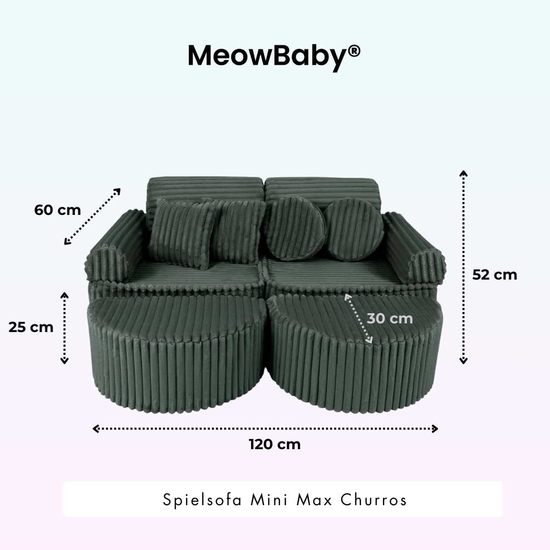 Play Sofa Mini Max Churros - Plush Cord Edition