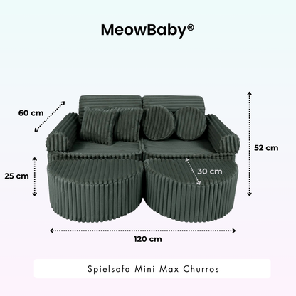 Play Sofa Mini Max Churros - Plush Cord Edition