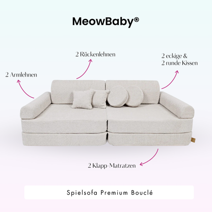 Spielsofa Premium Bouclé