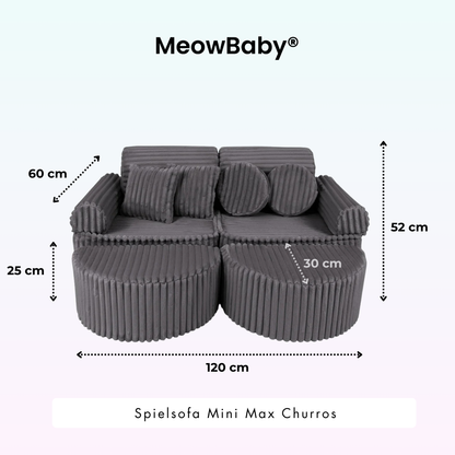 Play Sofa Mini Max Churros - Plush Cord Edition
