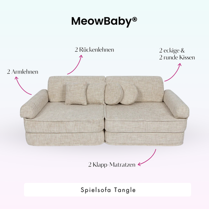 Tangle Play Sofa - Cozy Chenille Edition