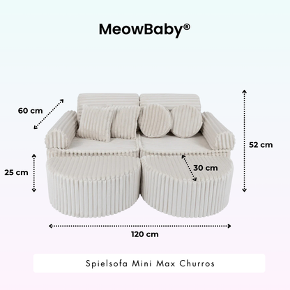 Play Sofa Mini Max Churros - Plush Cord Edition