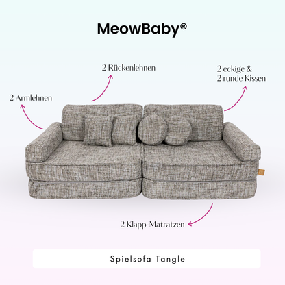 Tangle Play Sofa - Cozy Chenille Edition