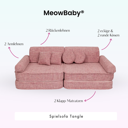 Tangle Play Sofa - Cozy Chenille Edition