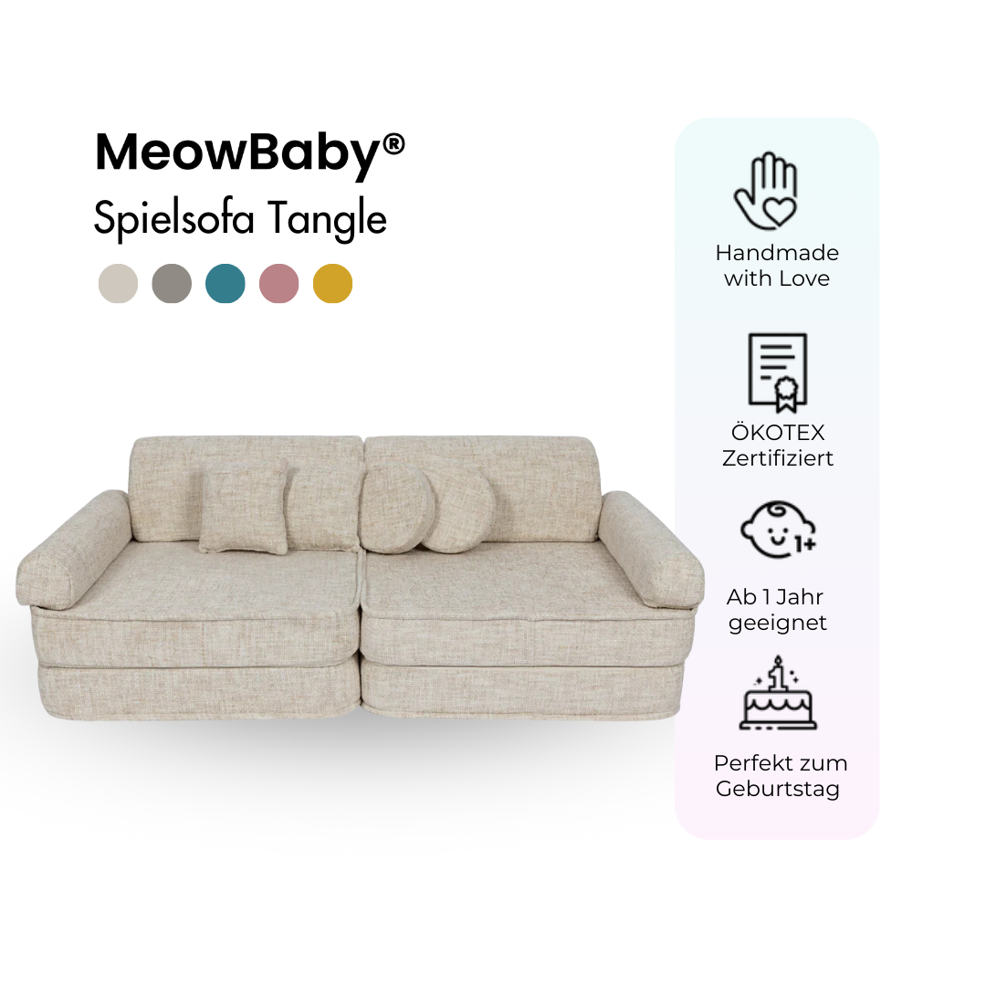 Tangle Play Sofa - Cozy Chenille Edition