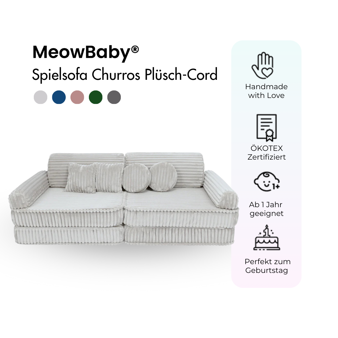 Churros Play Sofa - Plush Cord Edition