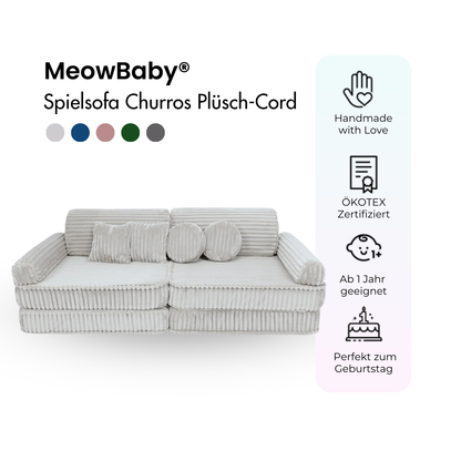 Churros Play Sofa - Plush Cord Edition