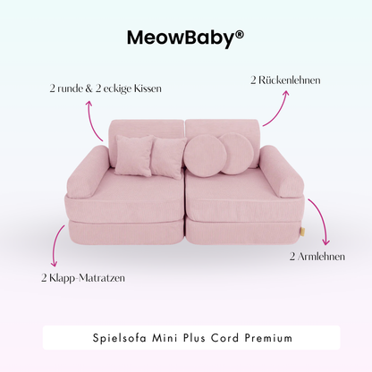 Spielsofa Mini Plus Cord Premium - Slim Cord Edition