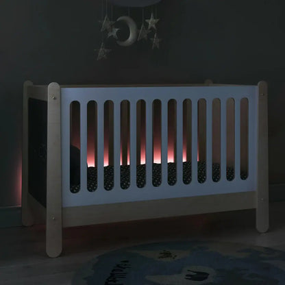 Mitwachsendes Kinderbett LILU aus stabilem Holz