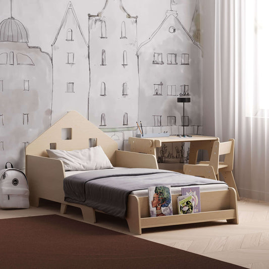 Montessori Kinderbett verstellbar mit Beleuchtung von Busykids