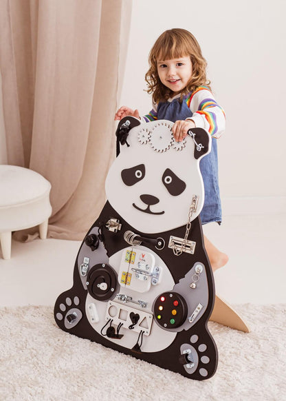 Motorikbrett Paula Panda für spielerisches Lernen