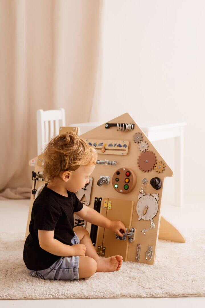Motorikwand Sweet Home XL im Boho-Design im Detail