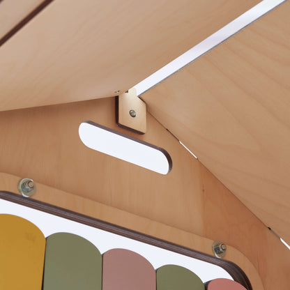 Motorikhaus Pastell-Natura aus Holz mit vielen Funktionen