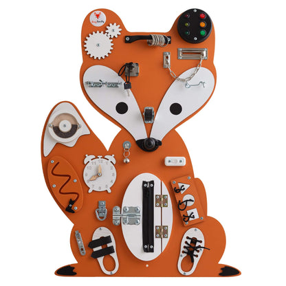 Motorikwand Fuchs in Orange für Kinder