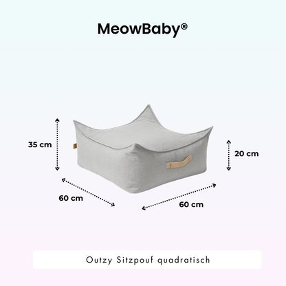 Outzy Square Bean Bag for Children – Outdoor Living Edition