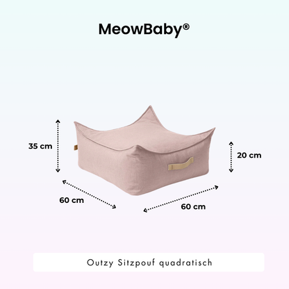 Outzy Square Bean Bag for Children – Outdoor Living Edition