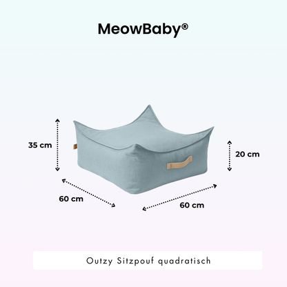Outzy Square Bean Bag for Children – Outdoor Living Edition