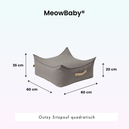 Outzy Square Bean Bag for Children – Outdoor Living Edition