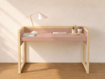 STOLLY mitwachsender Schreibtisch in Pastellrosa