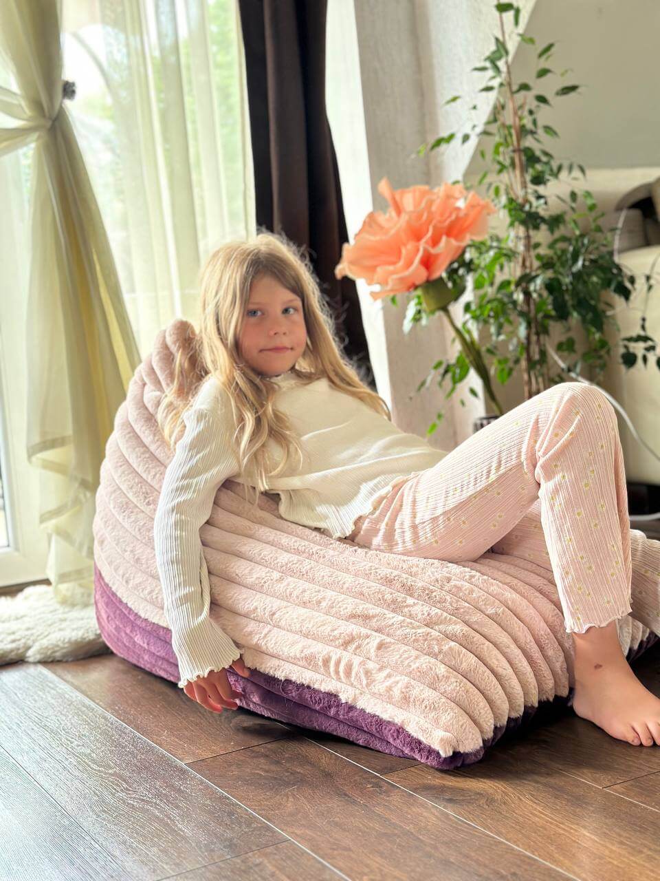 Sitzsatz Pouf WolkenNest Duo von luu.la für Kinder