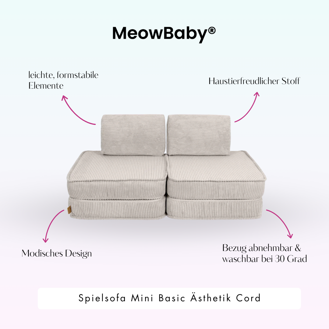 Play Sofa Aesthetics Cord Mini Basic - Classic Cord Edition