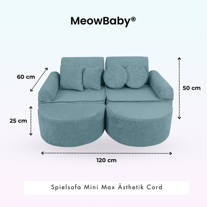 Play Sofa Aesthetic Corduroy Mini Max – Classic Corduroy Edition