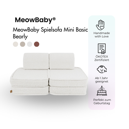 Spielsofa Mini Basic Bearly - Soft Teddy Edition