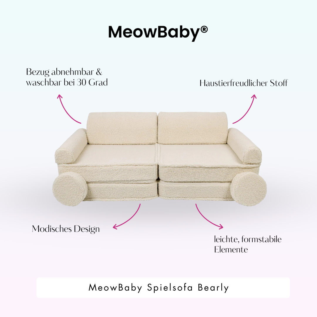 Play Sofa Bearly - Soft Teddy Edition
