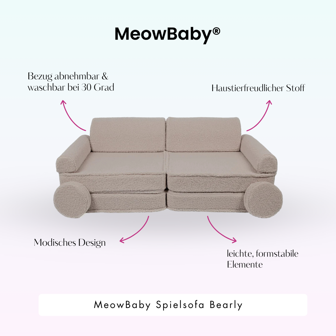 Play Sofa Bearly - Soft Teddy Edition
