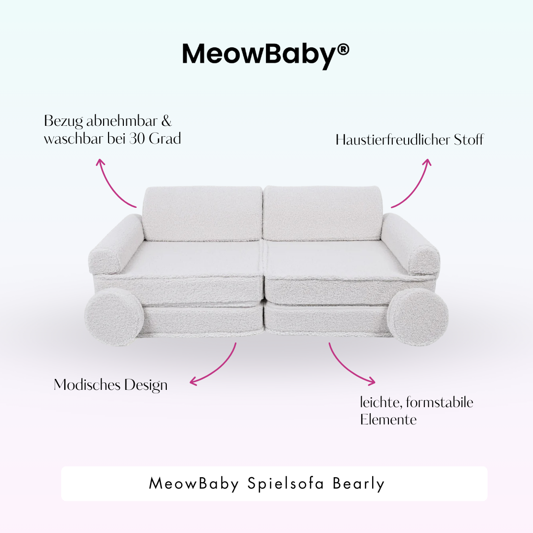 Play Sofa Bearly - Soft Teddy Edition