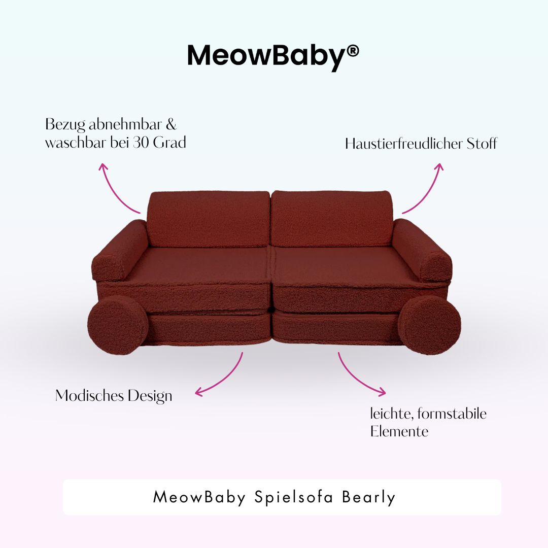 Play Sofa Bearly - Soft Teddy Edition