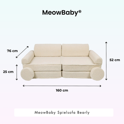 Play Sofa Bearly - Soft Teddy Edition