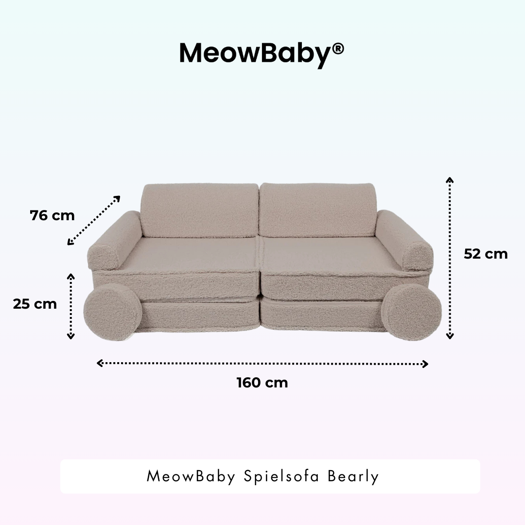 Play Sofa Bearly - Soft Teddy Edition