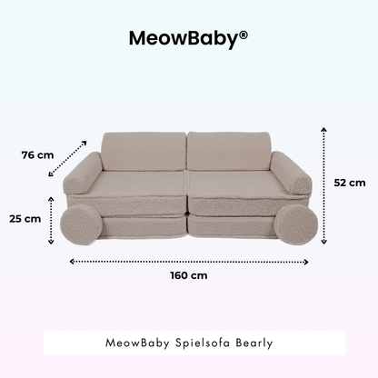 Play Sofa Bearly - Soft Teddy Edition