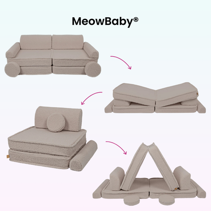 Play Sofa Bearly - Soft Teddy Edition