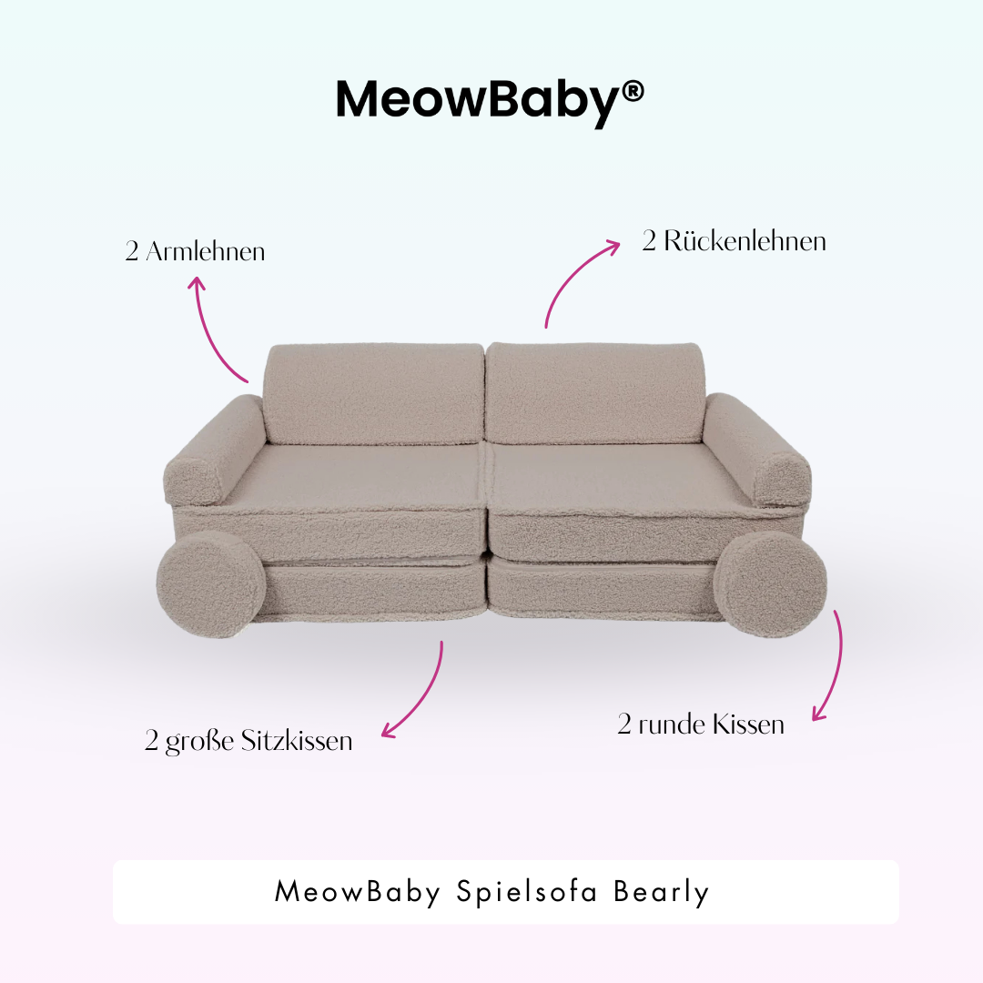 Play Sofa Bearly - Soft Teddy Edition