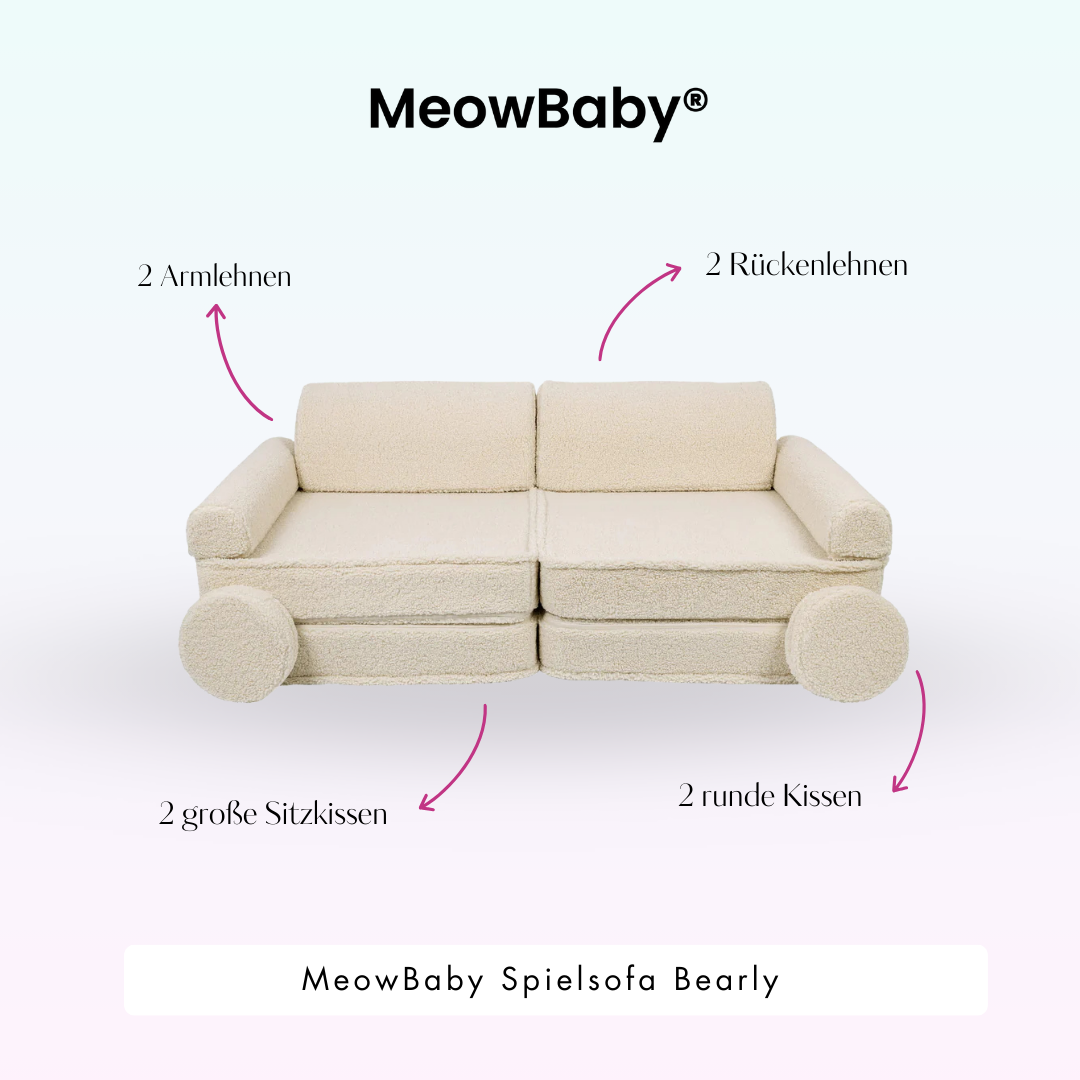 Play Sofa Bearly - Soft Teddy Edition