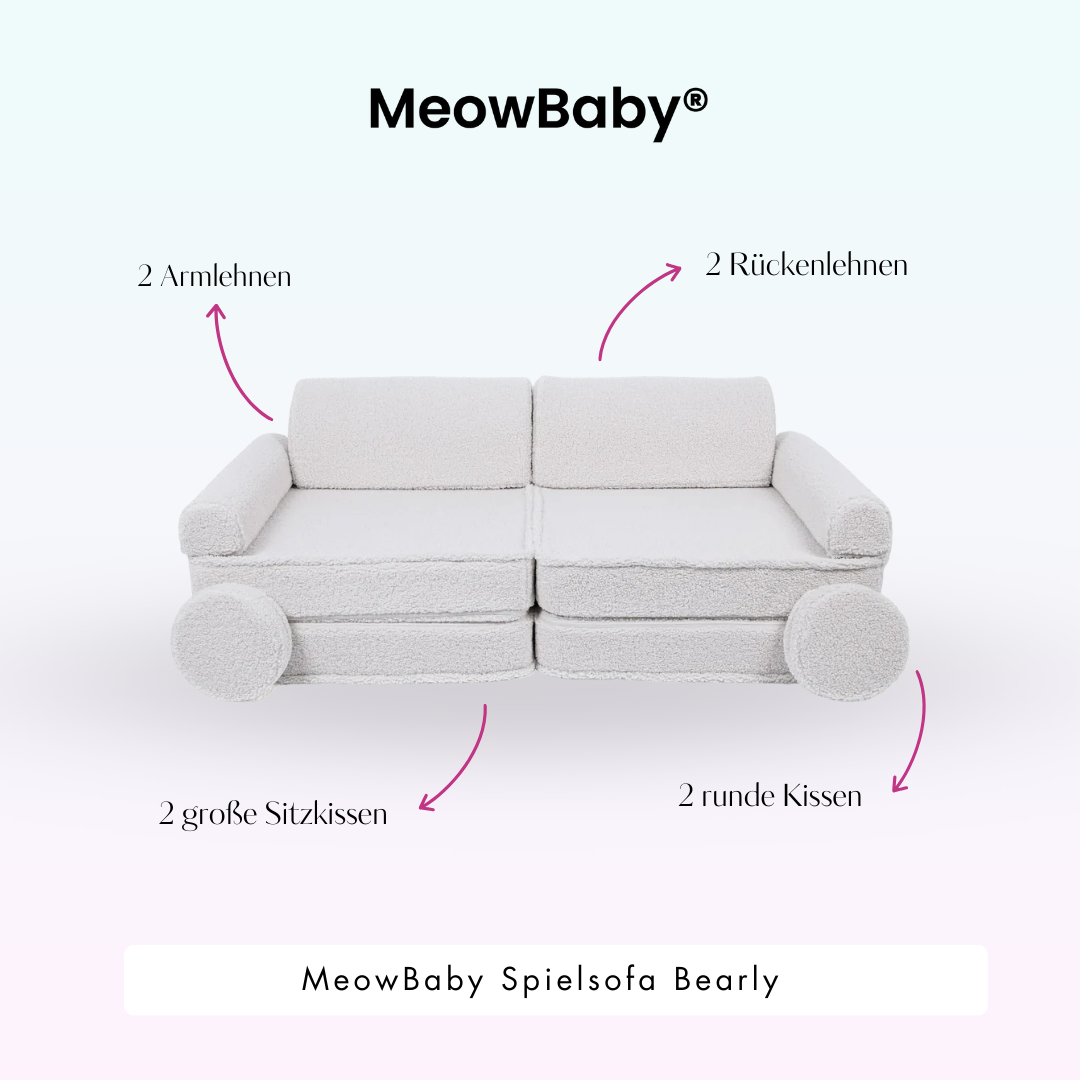Play Sofa Bearly - Soft Teddy Edition
