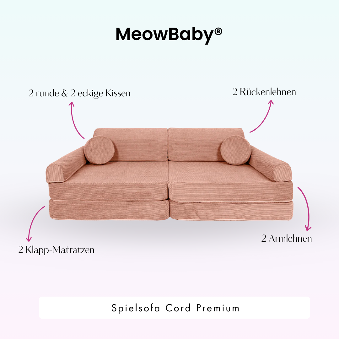 Play Sofa Cord Premium - Slim Cord Edition