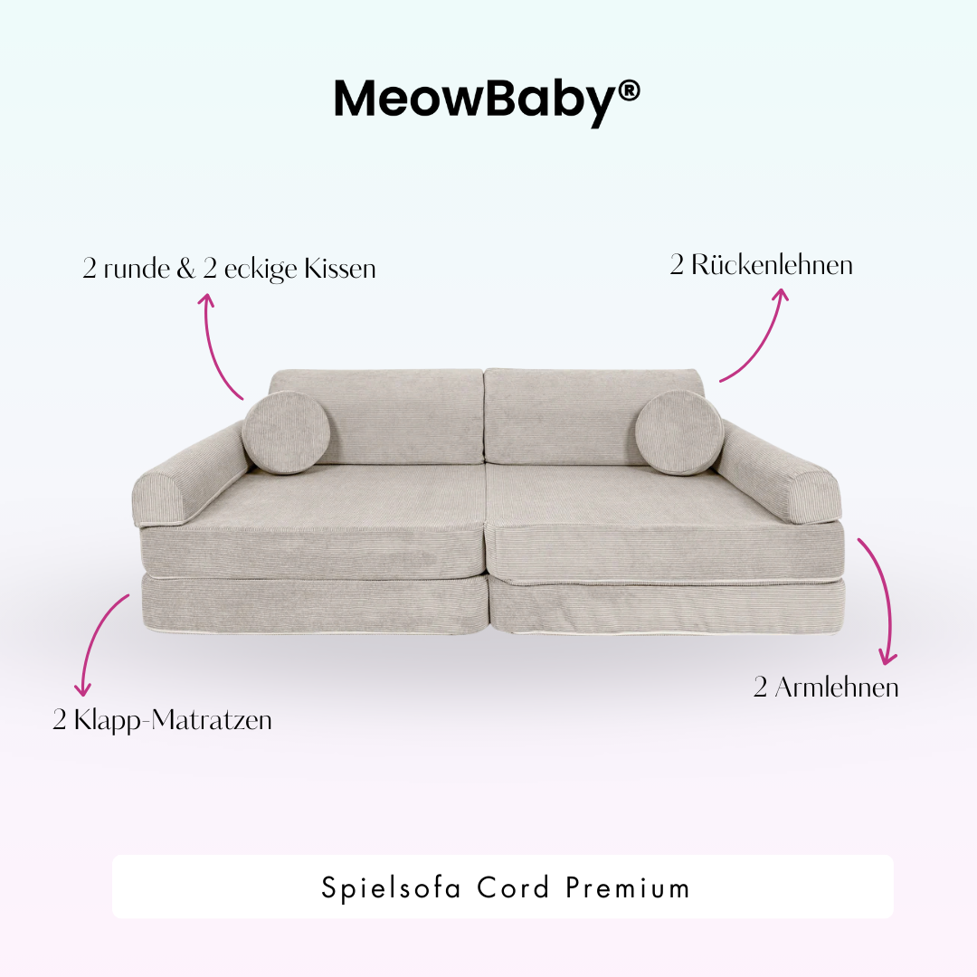 Play Sofa Cord Premium - Slim Cord Edition