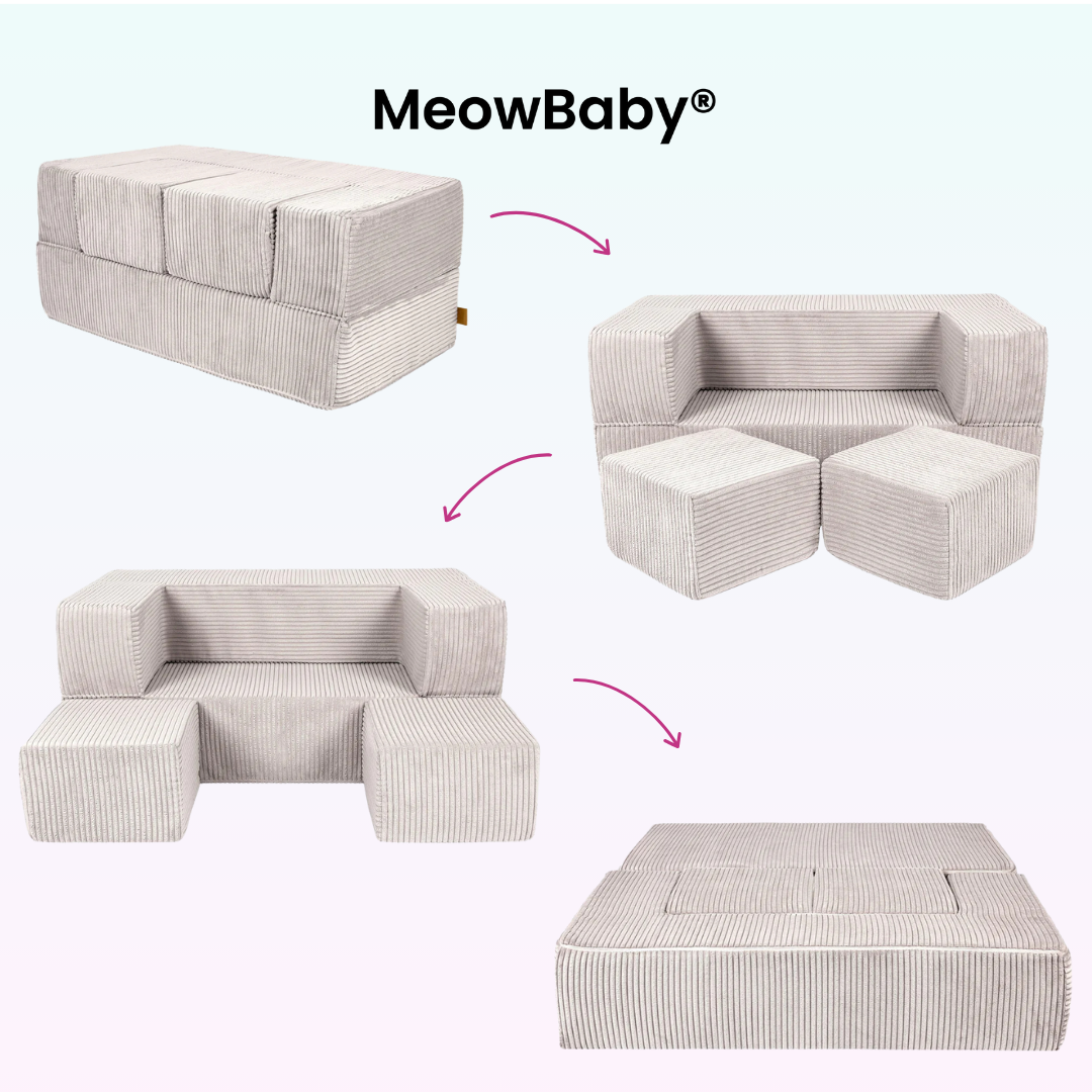 Play Sofa Aesthetic Cord Cube - Classic Cord Edition