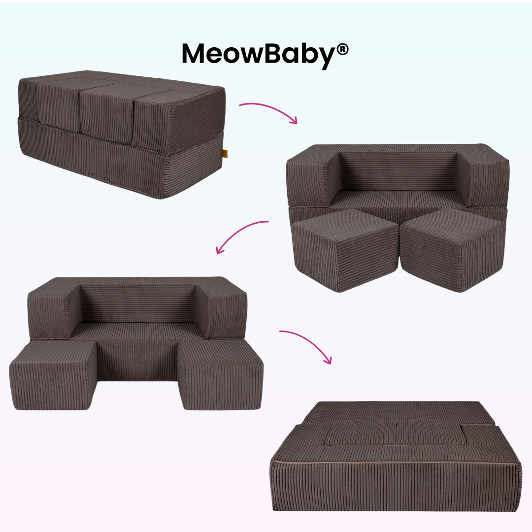 Play Sofa Aesthetic Cord Cube - Classic Cord Edition