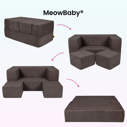 Play Sofa Aesthetic Cord Cube - Classic Cord Edition