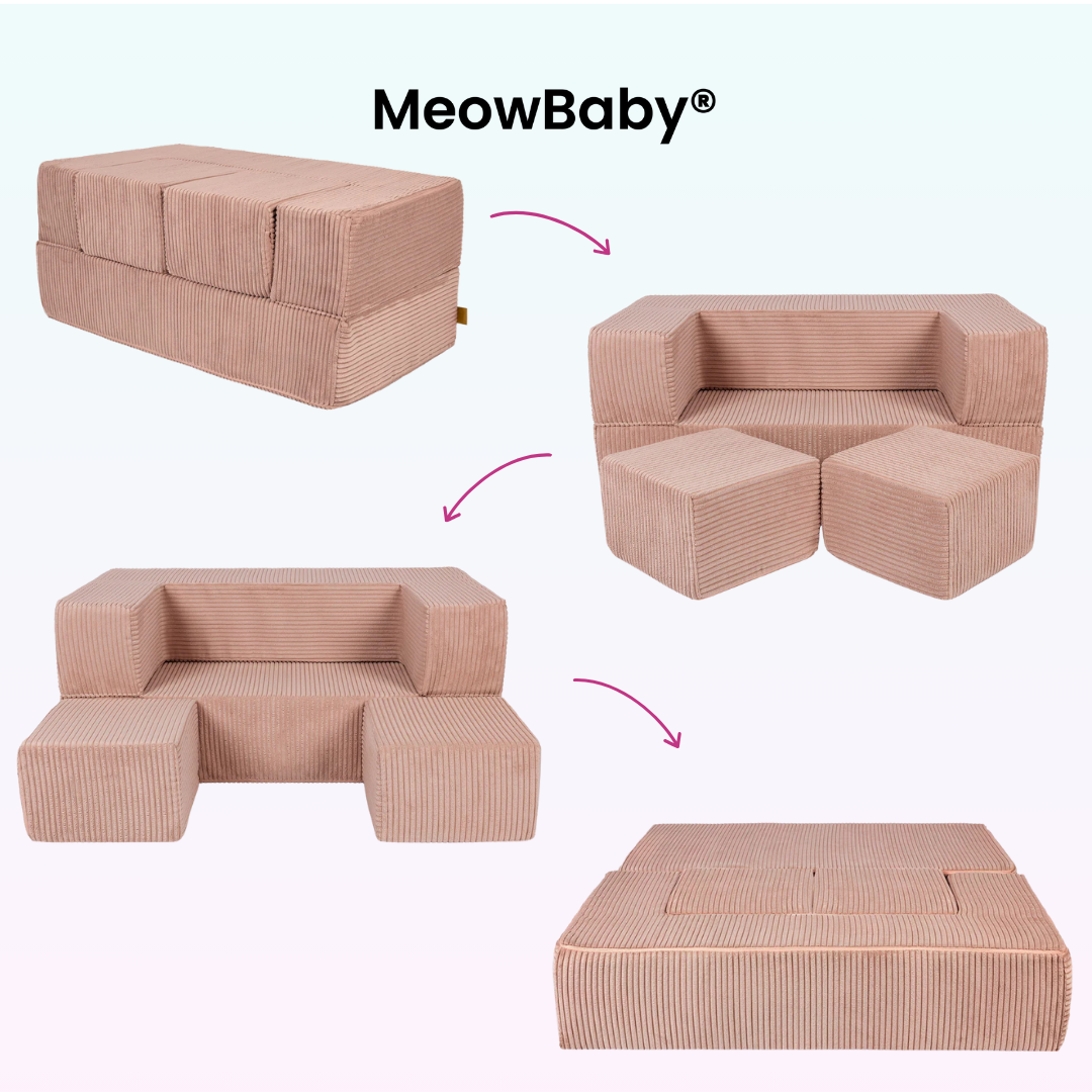 Play Sofa Aesthetic Cord Cube - Classic Cord Edition